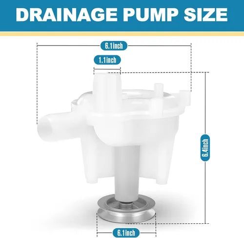 Miniatura 4 de Lucky Seven 202203 Bomba de drenaje para lavadora Maytag, sustituye a 202203, 202540, 6-2022030, WP6-2022030