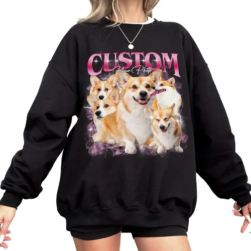 Miniatura 3 de IZI POD Personaliza tus propias camisetas Bootleg Rap, personaliza tu texto vintage camiseta, camisetas gráficas personalizadas, regalo