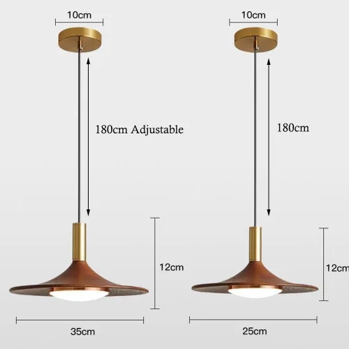 Miniatura 2 de Modern 10W Three Color Dimming Pendant Lights, Nordic Industrial Metal Ceiling Hanging Lighting, Height Adjustable Acrylic Shade Chandelier for