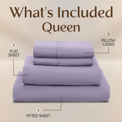 Miniatura 207 de Utopia Bedding Juego de sábanas Queen – Sábanas de 4 piezas para cama tamaño Queen, microfibra suave y transpirable, incluye 1 sábana bajera, 1 Gris