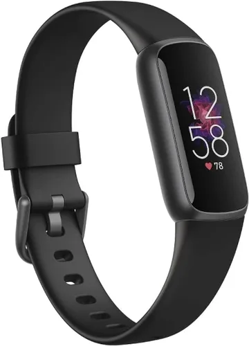 Fitbit Luxe-Rastreador de Fitness y Bienestar con Gestión del Estrés, Seguimiento del Sueño y Frecuencia Cardíaca 24/7, Negro/Grafito, Talla Única