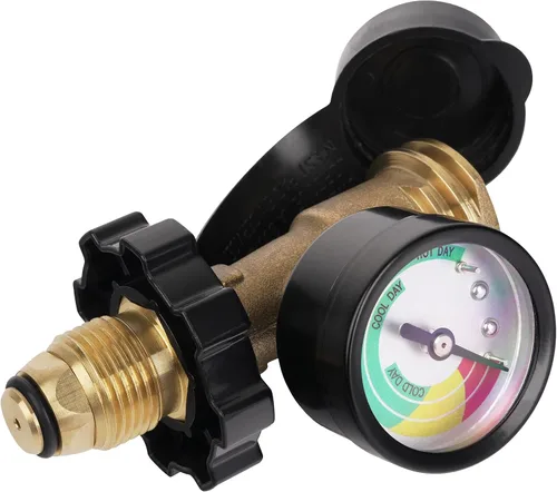 Miniatura 9 de Indicador de nivel de tanque de propano para tanques de 5 a 20 libras, universal para autocaravana, parrilla de gas, estufa de campamento