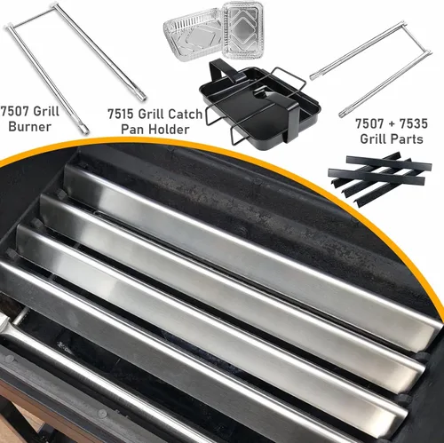 Miniatura 7 de Uniflasy 7507 Kit de piezas de repuesto para parrilla Weber Genesis Silver A, Spirit 200 Series, Spirit 500, Spirit E-210, Spirit E-200, S-200