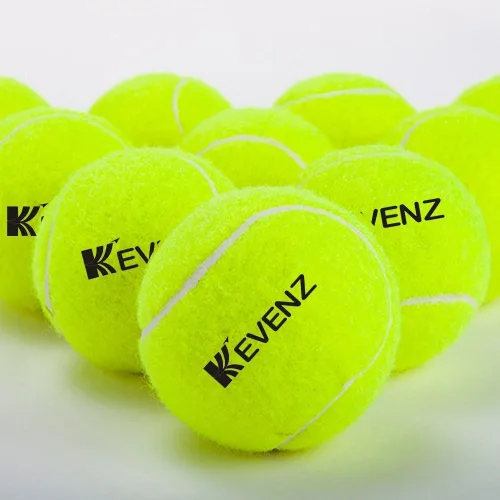 KEVENZ Paquete de 12 pelotas de tenis de entrenamiento de presión estándar, altamente elásticas, más duraderas, buenas para entrenamiento de