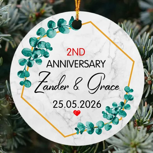 Miniatura 22 de Dino - Adorno de segunda Navidad para bebé, dinosaurio personalizado para niño/niña, regalo para nuevos padres, cumpleaños personalizado y nombre