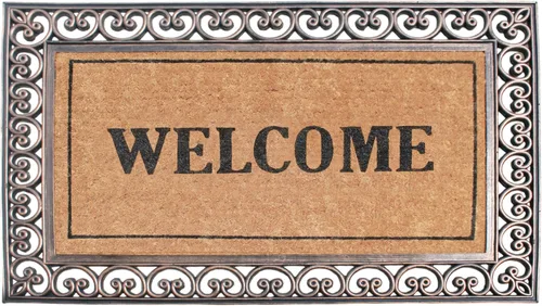 Miniatura 20 de A1HC Tapete para Puerta de Fibra de Coco Natural y Caucho, 30"x48" – Grueso, Duradero, Resistente, Anti-Desprendimiento, Resistente a