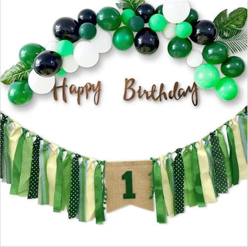 Miniatura 12 de Decoración de cumpleaños de bebé para primer cumpleaños, para silla de bebé, Día de la Independencia, decoraciones patrióticas, pancarta de Azul