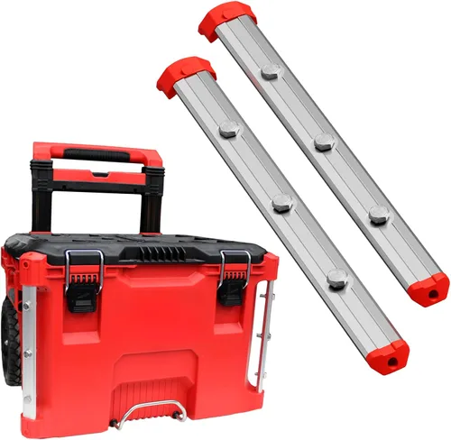 Miniatura 11 de Alpha Engineered Rieles de reemplazo roscados Packout - 10.4" (265mm) Compatibles con las cajas de herramientas de cajón Milwaukee Packout Negro