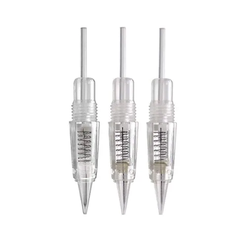 10PCS 3RL Maquillaje Permanente Claro Tatuaje Aguja Cartuchos para Máquina de Tatuaje de Cejas (3R)