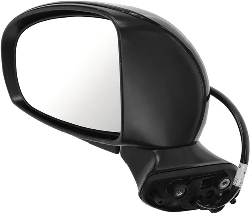 Miniatura 210 de TRQ Espejo plegable con calefacción eléctrica del lado del conductor con indicador de punto ciego pintura a juego negro liso compatible con Kia