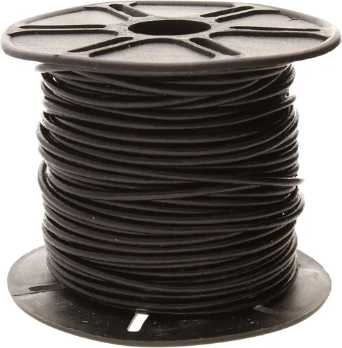 Miniatura 138 de The Beadsmith Cordón de cuero – Negro – Bobina de 0.039 in – 5 yardas/14.8 ft – Tanga de cuero indio ideal para trenzar, cuentas, collares, cordones