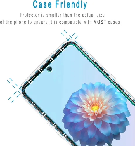 Miniatura 6 de Protector de pantalla de vidrio templado diseñado para Xiaomi Redmi Note 11, Redmi Note 11S 4G, Xiaomi Poco M4 Pro 4G, antiarañazos, sin burbujas