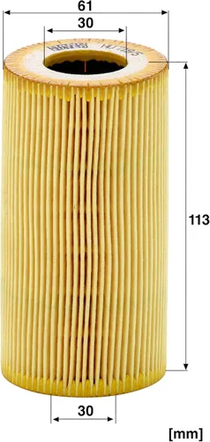 Miniatura 3 de Mann Filter HU 719/5 x Filtro de aceite de cartucho de repuesto compatible con Porsche 911 Carrera (1999-2008), 911 Carrera 4 (1999-2008), 911