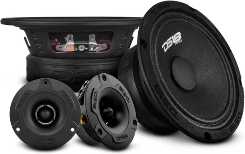 Miniatura 9 de DS18 Paquete de altavoces de coche medio y alto: 2 x rango medio de 6.5 pulgadas, 2 tweeters de 1 pulgada, crossover integrado