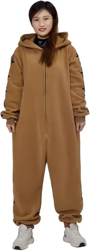 Miniatura 6 de Oogie Boogie - Disfraz unisex de pijama de Navidad para cosplay Marrón claro