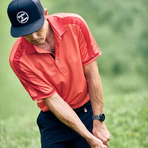 Miniatura 6 de Camisa de golf Dry Fit para hombre, polo de manga corta de secado rápido, absorbe la humedad