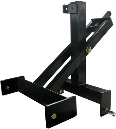 Miniatura 4 de Titan Attachments Elevador de tijera de 3 puntos para tractores de categoría 1, elevación de manipulación de materiales para elevar, bajar