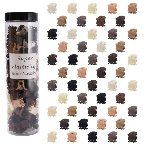 100 piezas de pinzas pequeñas para el cabello, lindas pinzas de garra diminutas para cabello fino con agarre fuerte, accesorios para el cabello de