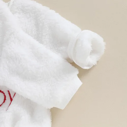 Miniatura 4 de Mameluco de Navidad para bebé recién nacido, niña, niño, sudadera con gorro de Papá Noel