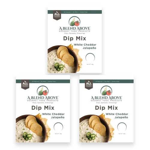 Miniatura 24 de A Blend Above - Mezcla de salsa de queso de cerveza, 1 oz, (paquete de 3), sin gluten, sin MSG, todo natural, sin conservantes, inmersión