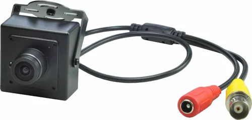 Mini cámara CCTV analógica con cable Lente gran angular de 0.098 in (con 0.142 in para repuesto) CMOS 700TVL con filtro IR Cámara de seguridad a