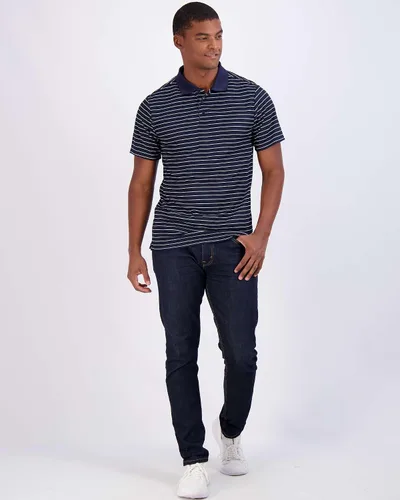 Miniatura 5 de Real Essentials 3 Pack Polo de manga corta de secado rápido para hombre, rendimiento deportivo (disponible en tallas grandes y largas)