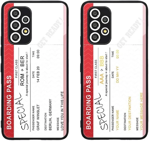 Miniatura 174 de Funda de teléfono personalizada para Samsung Galaxy S22+ / S22 Plus 5G, funda de TPU suave de vidrio templado antiarañazos personalizada con foto
