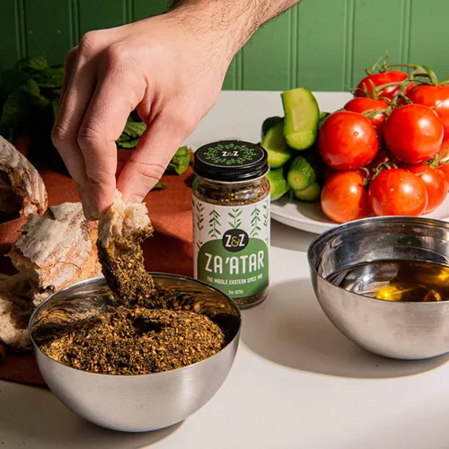 Miniatura 3 de Za'atar by Z&Z Mezcla de especias Za'atar con especias Zaatar, zumaque y semillas de sésamo tostadas Condimento Za'atar para panes, ensaladas