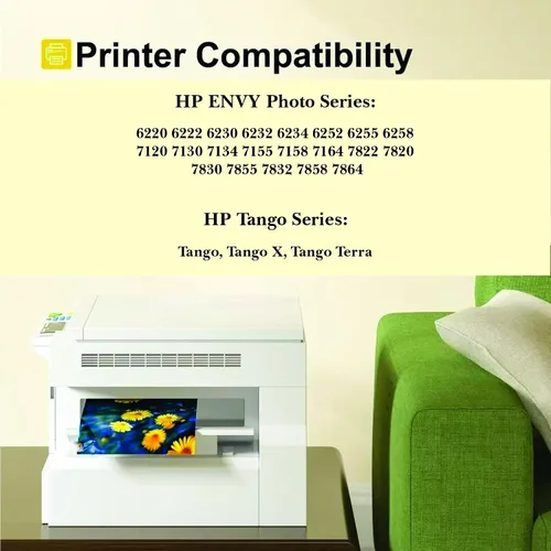 Miniatura 2 de Cartucho de tinta remanufacturado para HP 64 XL (negro y tricolor) tinta de alto rendimiento, compatible con impresoras Envy Photo 7858 7855 7120