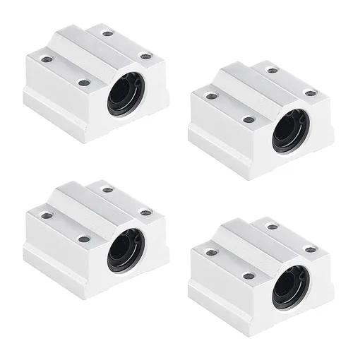 Miniatura 2 de 2 piezas de varillas de movimiento lineal de 8x200mm y husillo de 8mm con rosca y 4 piezas de soporte de varilla SK8 y 4 piezas de SCS8UU y 2 piezas