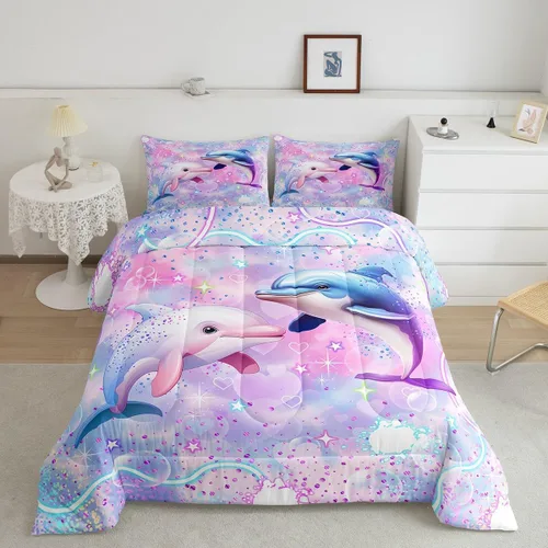 Miniatura 32 de Castle Fairy Juego de edredón con estampado azteca occidental, juego de ropa de cama geométrica a rayas marrones para niños y adolescentes