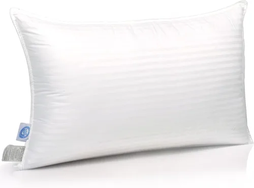 Miniatura 14 de East Coast Bedding Cozy Dream - Almohadas de plumas y plumón de ganso, certificado RDS, funda 100% algodón, colección de hotel, para dormir en cama