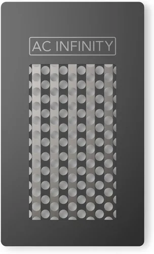 AC Infinity Tarjeta amoladora, herramienta de fresado de aluminio negro con superficie de rallador manual para pimienta, especias y té