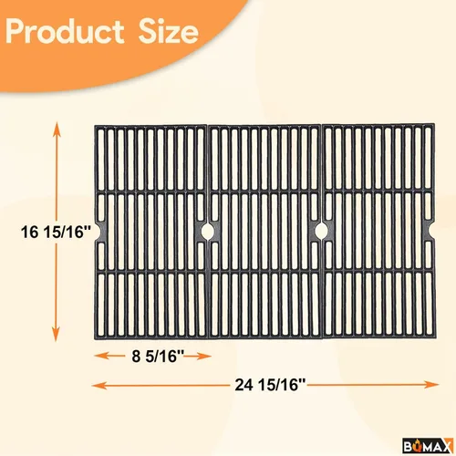 Miniatura 3 de BQMAX Kit de piezas de parrilla para parrilla híbrida de gas carbón/carbón Charbroil 463370516 463370519 463278418 463278419 G421-0001-W1