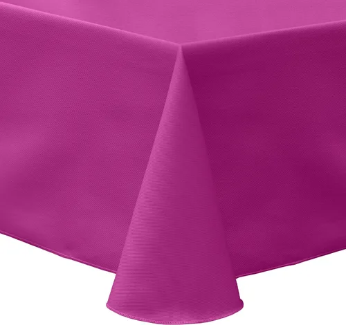 Miniatura 11 de ULTIMATE TEXTILE Mantel ovalado de sarga de polialgodón (72.0 x 118.1 in), color blanco