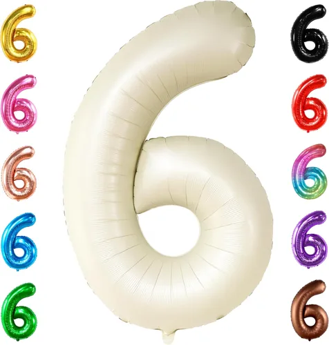 Miniatura 187 de Globo gigante plateado del número 0 de 40 pulgadas – Globo Mylar del número 0 Globo plateado 0 para decoraciones de fiesta Globo plateado