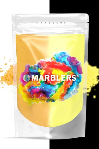 Miniatura 11 de MARBLERS - Polvo de mica que brilla en la oscuridad, pigmento brillante ultravioleta, no tóxico, libre de crueldad, tinte luminoso para luz negra