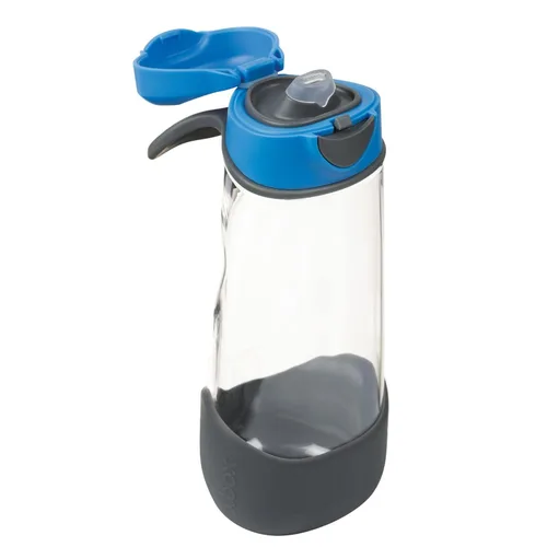Miniatura 15 de b.box Botella de agua deportiva de 15 onzas para niños, para la escuela, deportes, guardería, diseño sin popote para una fácil limpieza, a prueba