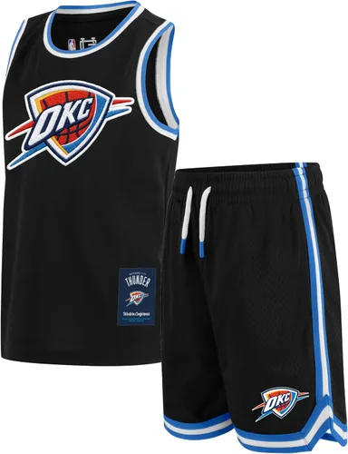Miniatura 22 de Ultra Game Conjunto de camiseta sin mangas y pantalones cortos de baloncesto oficial de la NBA para niños Negro