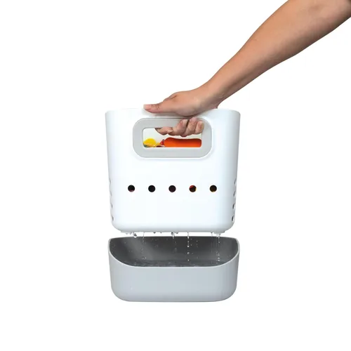 Miniatura 3 de Nuby Organizador de juguetes para bañera – Organizador de almacenamiento de juguetes de baño con bandeja antideslizante – Diseño de secado rápido