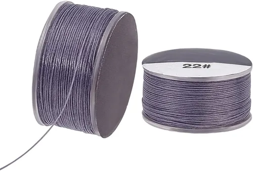 Miniatura 9 de PH PandaHall Cadena de nailon de 0.004 in de 100 yardas de hilo de cuentas de nailon blanco hilo de semillas de hilo pulsera hilos cuerda de costura