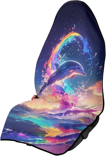 Miniatura 12 de Fundas de Asiento de Coche con Diseño de Sudadera de Girasol y Bandera Estadounidense para Coche, Camión, SUVs, Protector de Asiento Impermeable
