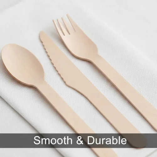 Miniatura 5 de Paquete de 150 tenedores compostables – Alternativa a tenedores de plástico y tenedores de bambú, ecológicos, biodegradables y compostables