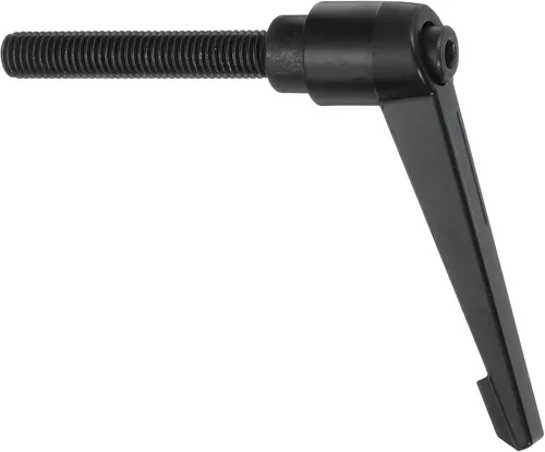 Miniatura 31 de uxcell Perillas ajustables M5 x 0.472 in, mango de rosca macho, botón de trinquete de liberación rápida, perno giratorio para maquinaria de torno