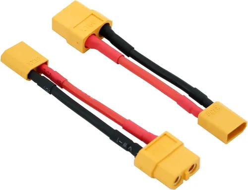 Miniatura 3 de 4pcs XT60 a XT30 macho hembra adaptador de conector RC con 16awg 2inch Wire (E18-4)