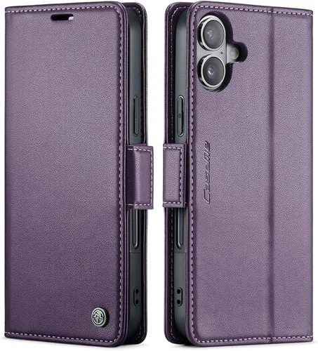 Miniatura 14 de QLTYPRI Funda tipo cartera para iPhone 7/8/SE 2020/SE 2022 5G, funda magnética de piel sintética de alta calidad con bloqueo RFID, ranuras