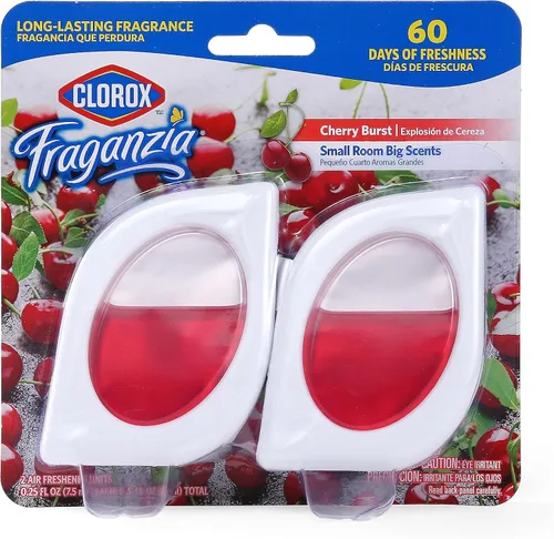 Miniatura 18 de Clorox Fraganzia - Ambientador para habitaciones pequeñas, manzana y canela, despegar y colocar, sin enchufe, sin batería, para armarios