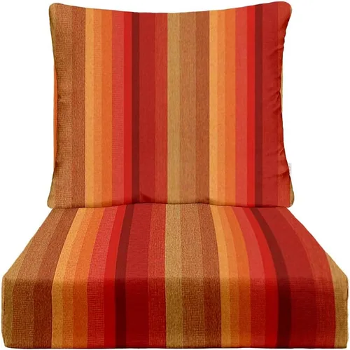 Miniatura 8 de RSH DECOR: Sunbrella - Cojín de asiento profundo con respaldo de almohada, asiento de 23 x 24 x 5 pulgadas, tela de rendimiento resistente al agua