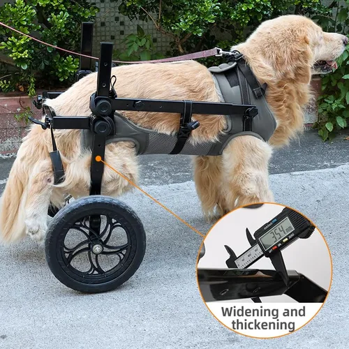 Miniatura 6 de Silla de ruedas grande para perros para patas traseras, ayuda a la movilidad, carrito para silla de ruedas para mascotas con patas traseras