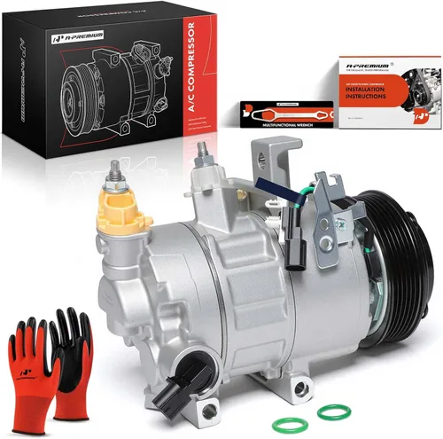 Miniatura 10 de A-Premium Compresor A/C con embrague compatible con Ford Mustang 5.0L 2018-2021